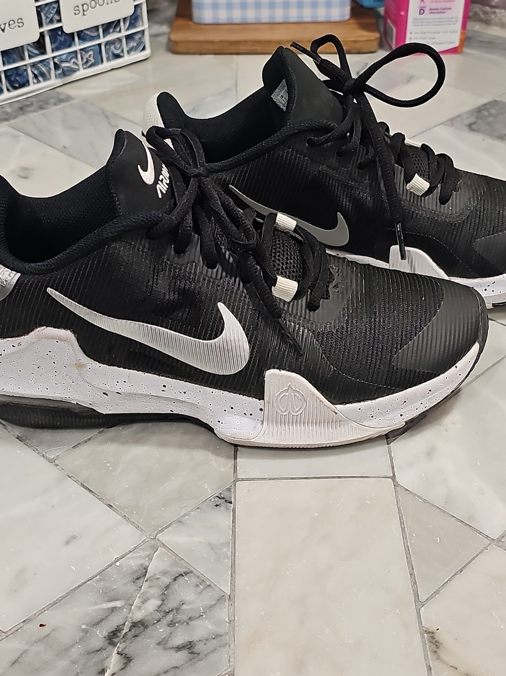 Nike AirMax Impact 4 Men’s Black and White Low-Top Athletic Sneakers